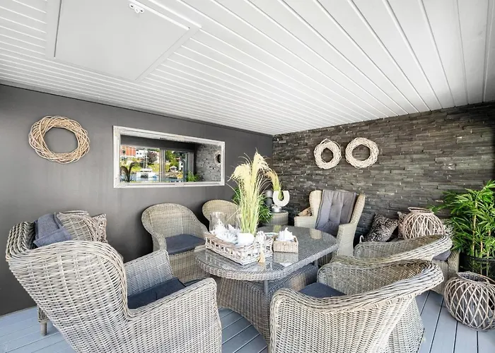 Luxurious Boathouse With Private Dock In The Location In Arendal