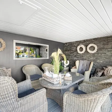 Luxurious Boathouse With Private Dock In The Location In Арендаль