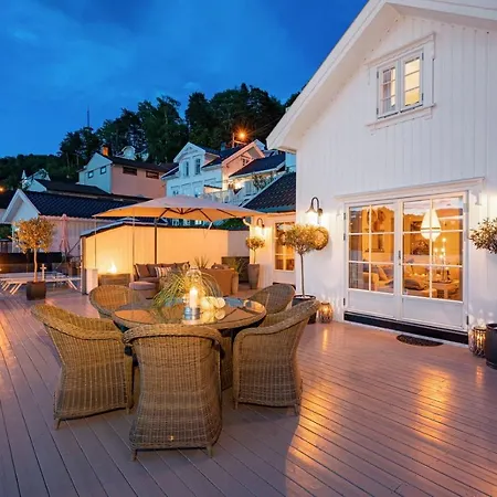Luxurious Boathouse With Private Dock In The Location In Арендаль