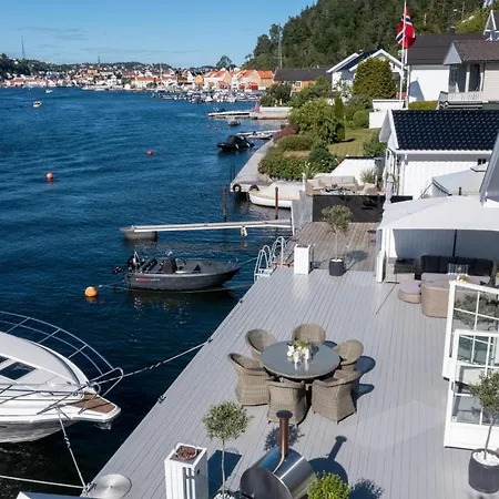 Luxurious Boathouse With Private Dock In The Location In
